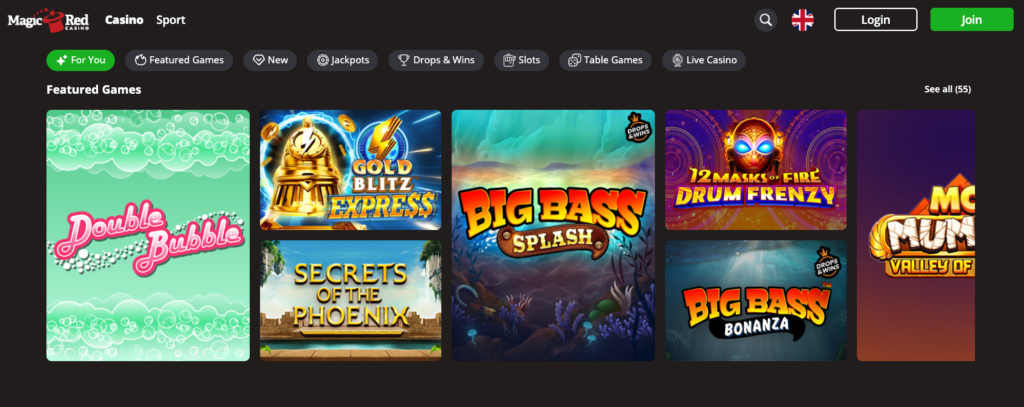 Magic Red Casino Instant Withdrawals